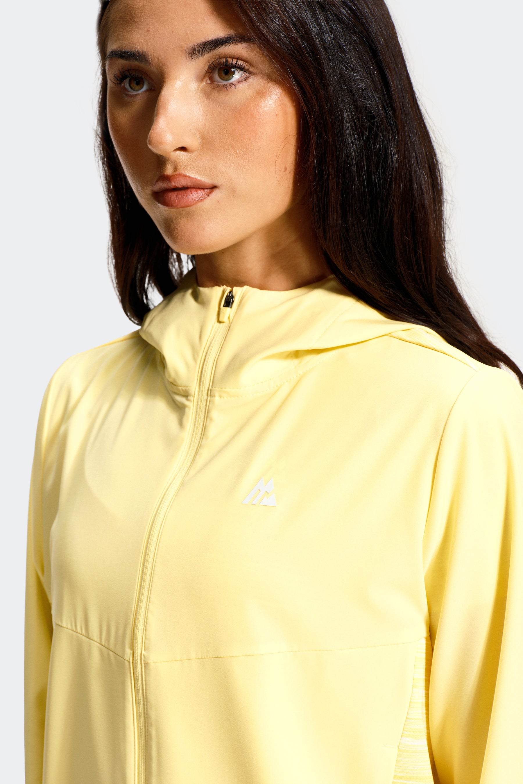 Women's Trail Windbreaker - Lemon/White