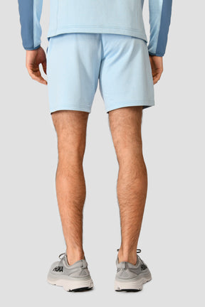 Men's Summit Poly Short - Moonstone Marl/Steel Blue