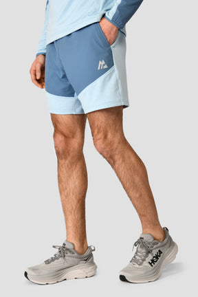 Men's Summit Poly Short - Moonstone Marl/Steel Blue