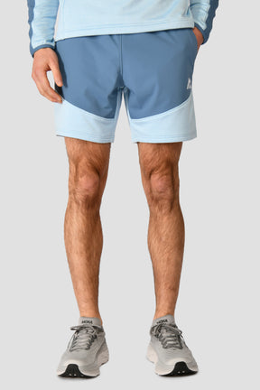 Men's Summit Poly Short - Moonstone Marl/Steel Blue