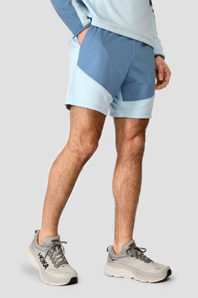 Men's Summit Poly Short - Moonstone Marl/Steel Blue