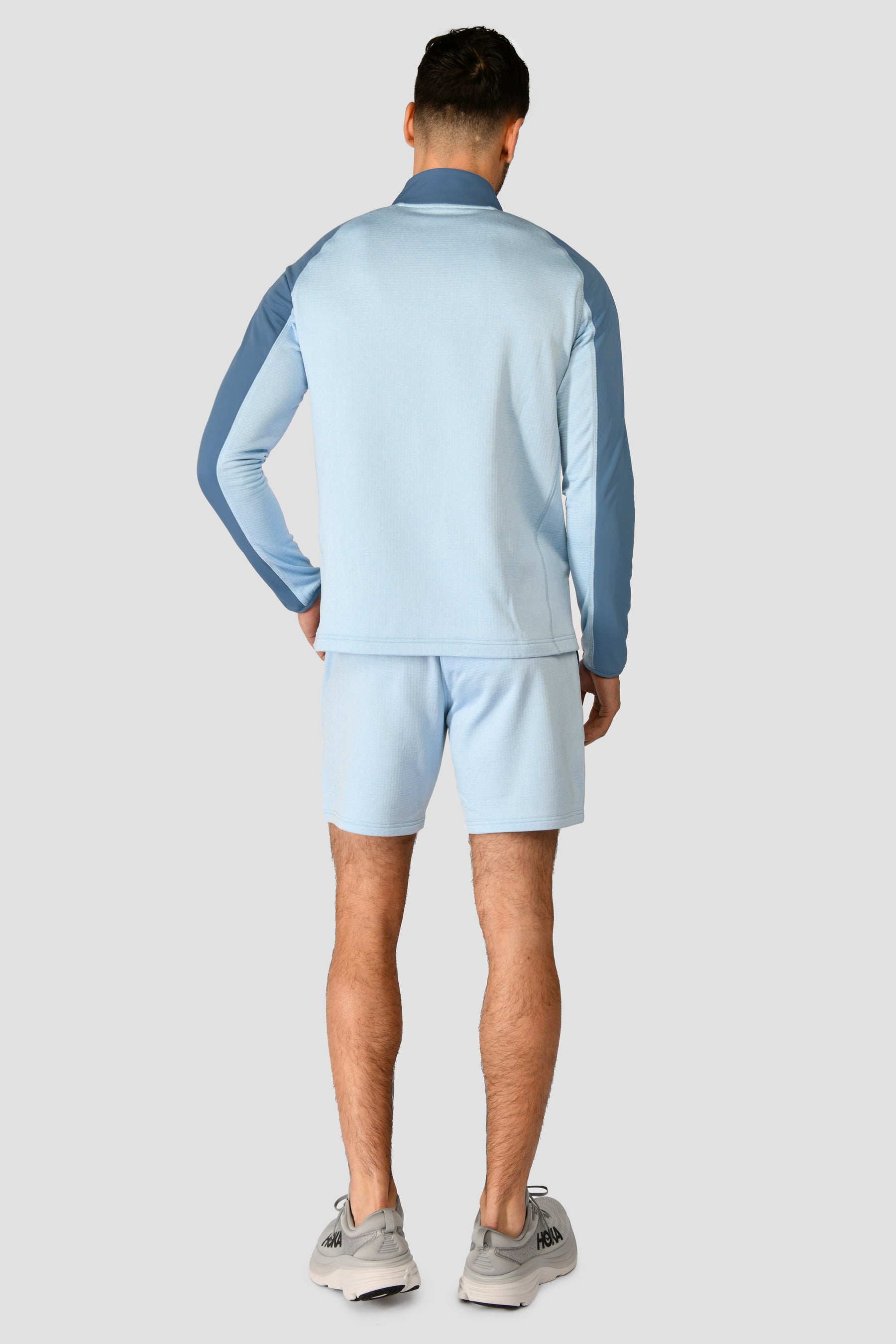 Men's Summit Poly Short - Moonstone Marl/Steel Blue