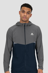 Surge Jacket - Cement Grey/Midnight Blue