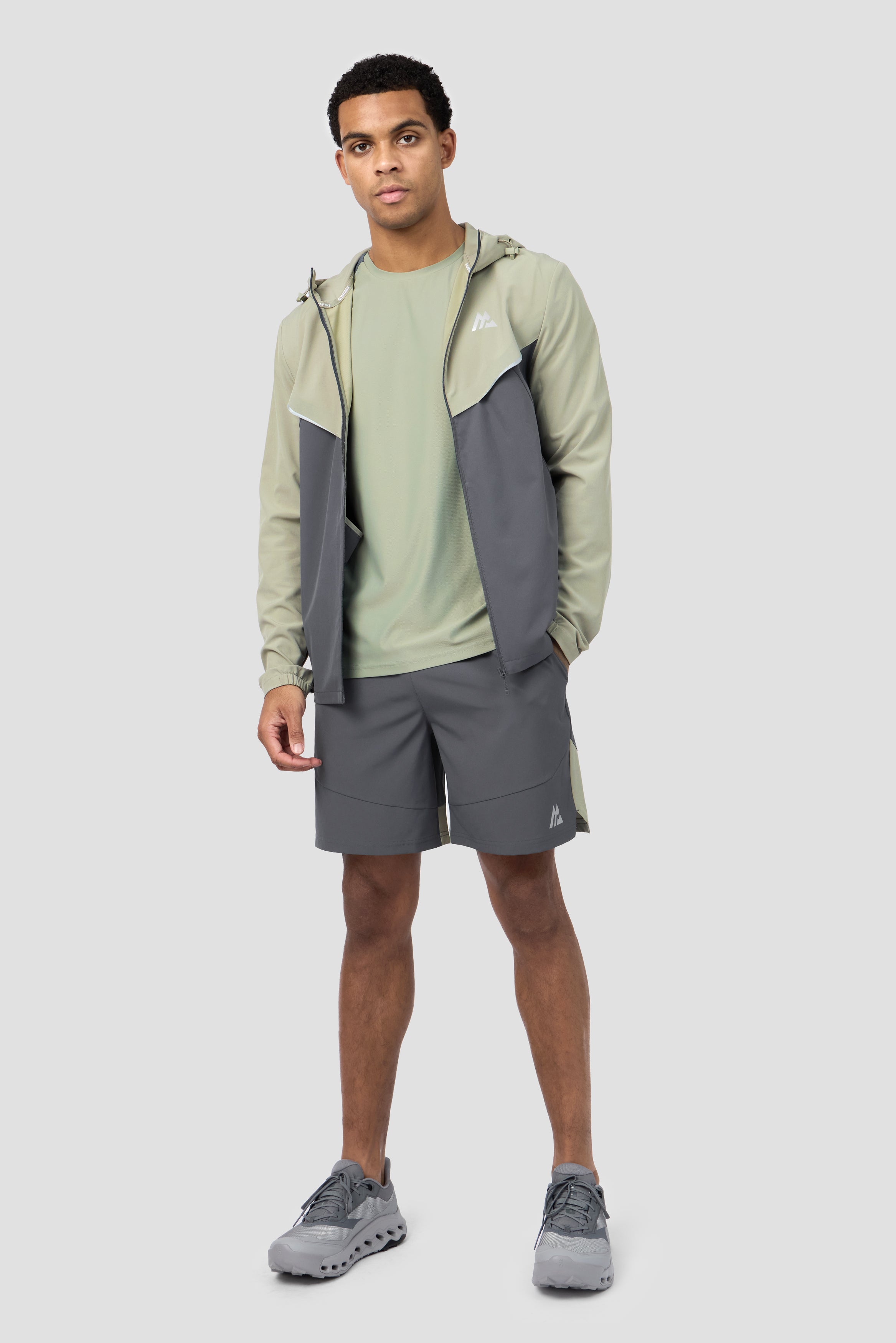 Swift Jacket - Herb/Slate Grey | Montirex Sportswear & Gymwear