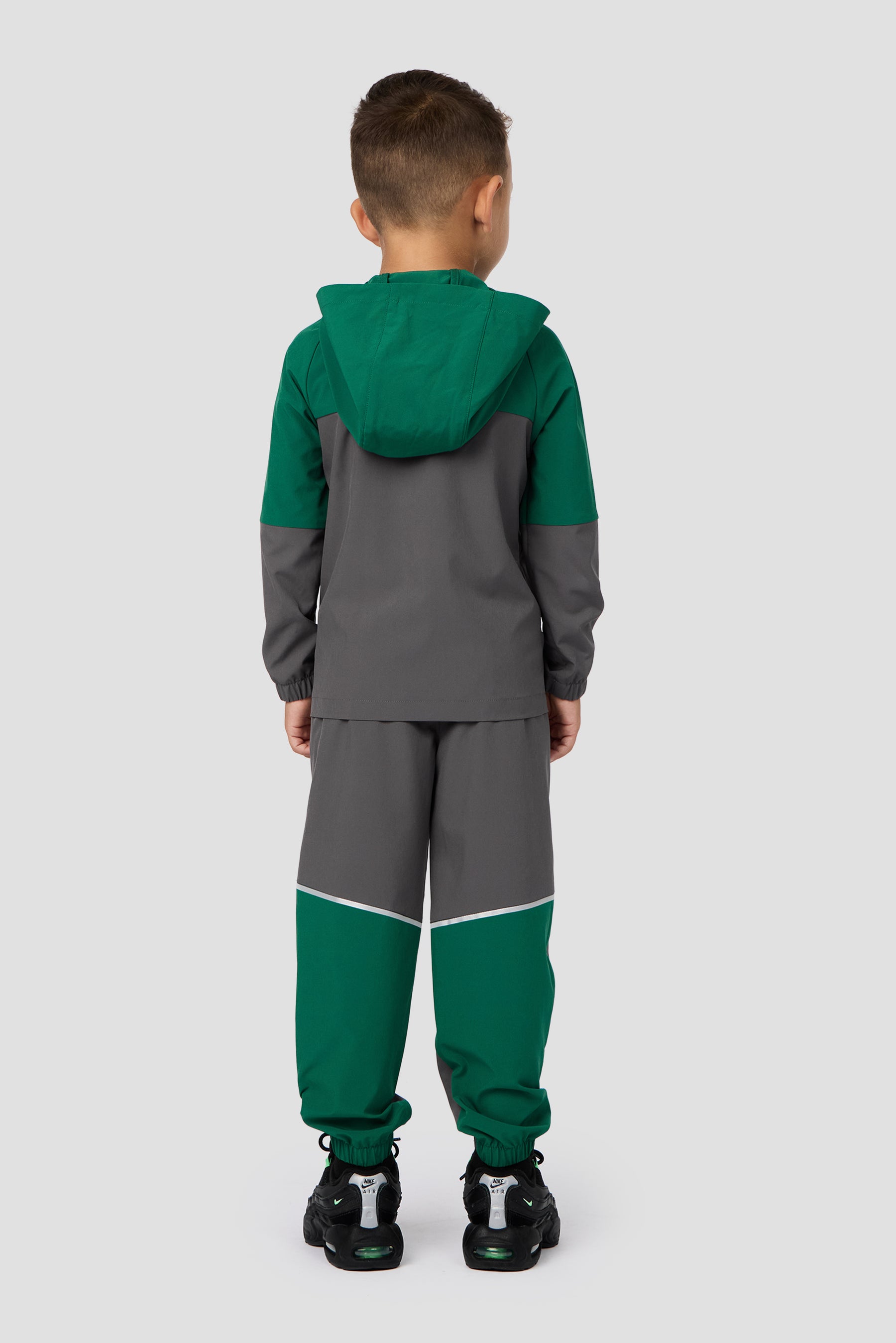 Infant Boys Trek Woven Jacket/Pant Set - Sherwood/Cement Grey