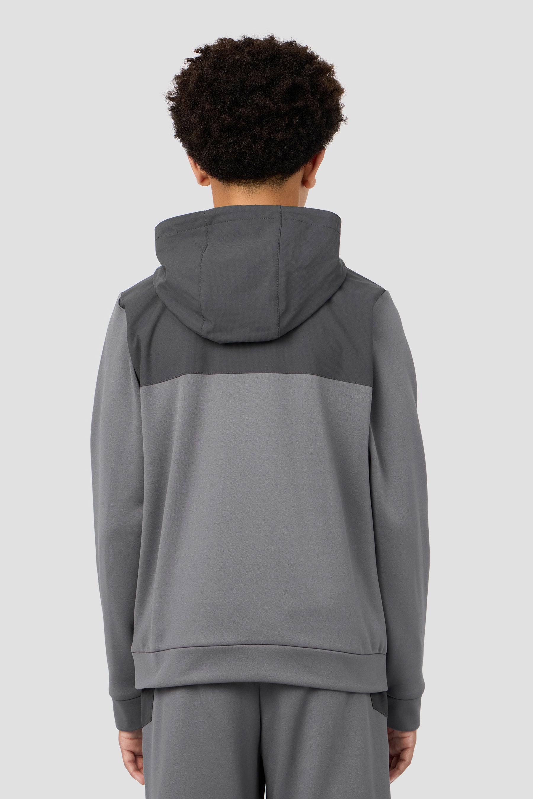 Boys Dyna Hood - Cement Grey/Asphalt