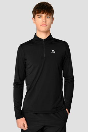 Junior Speed 1/4 Zip - Black