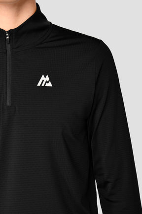 Junior Speed 1/4 Zip - Black