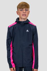 Junior Speed Windbreaker - Midnight Blue/Magenta