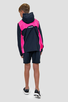 Junior Speed Windbreaker - Midnight Blue/Magenta