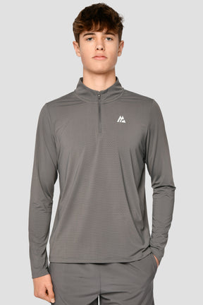 Junior Speed 1/4 Zip - Cement Grey