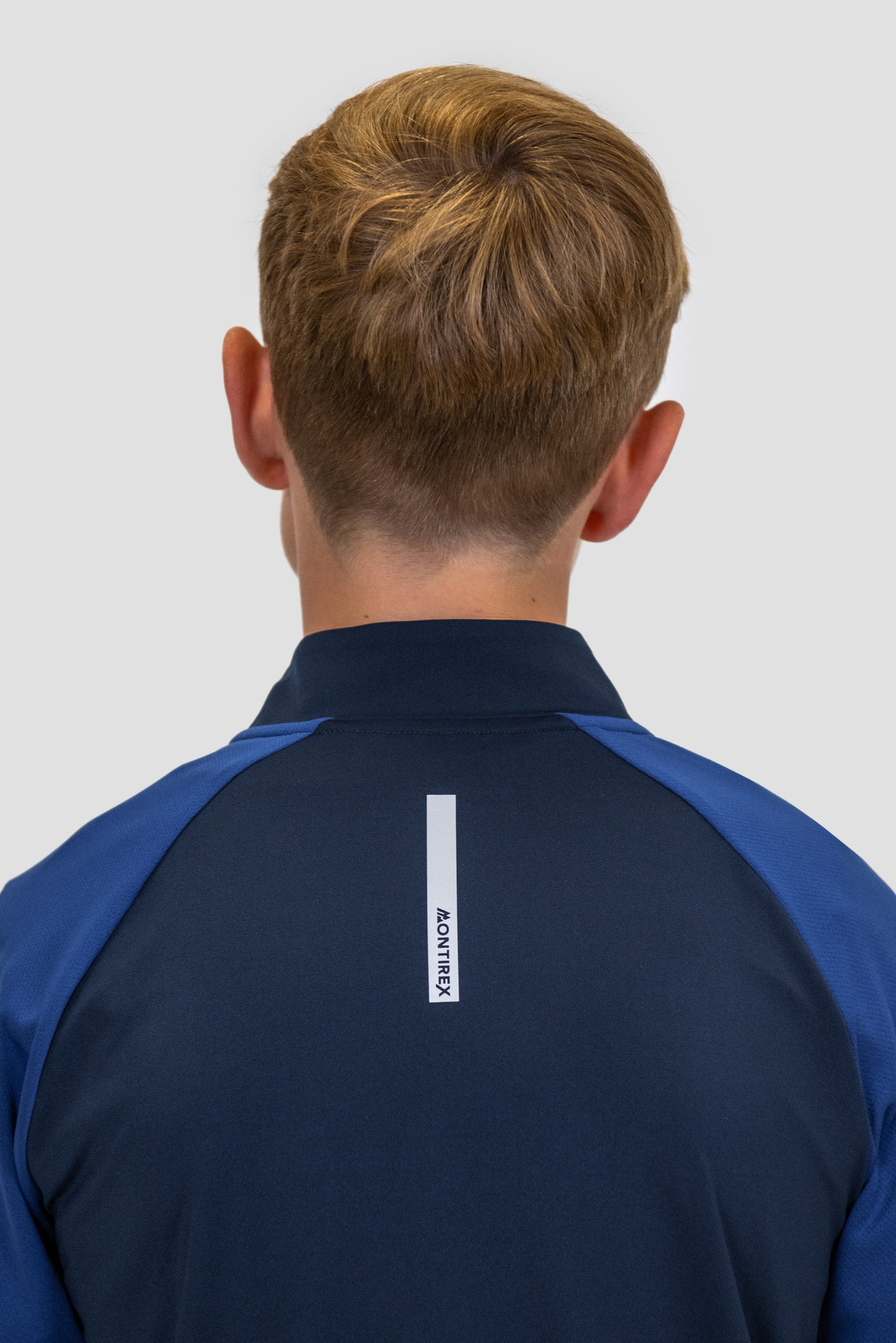 Junior Sprint 1/4 Zip - Midnight Blue/Marine Blue