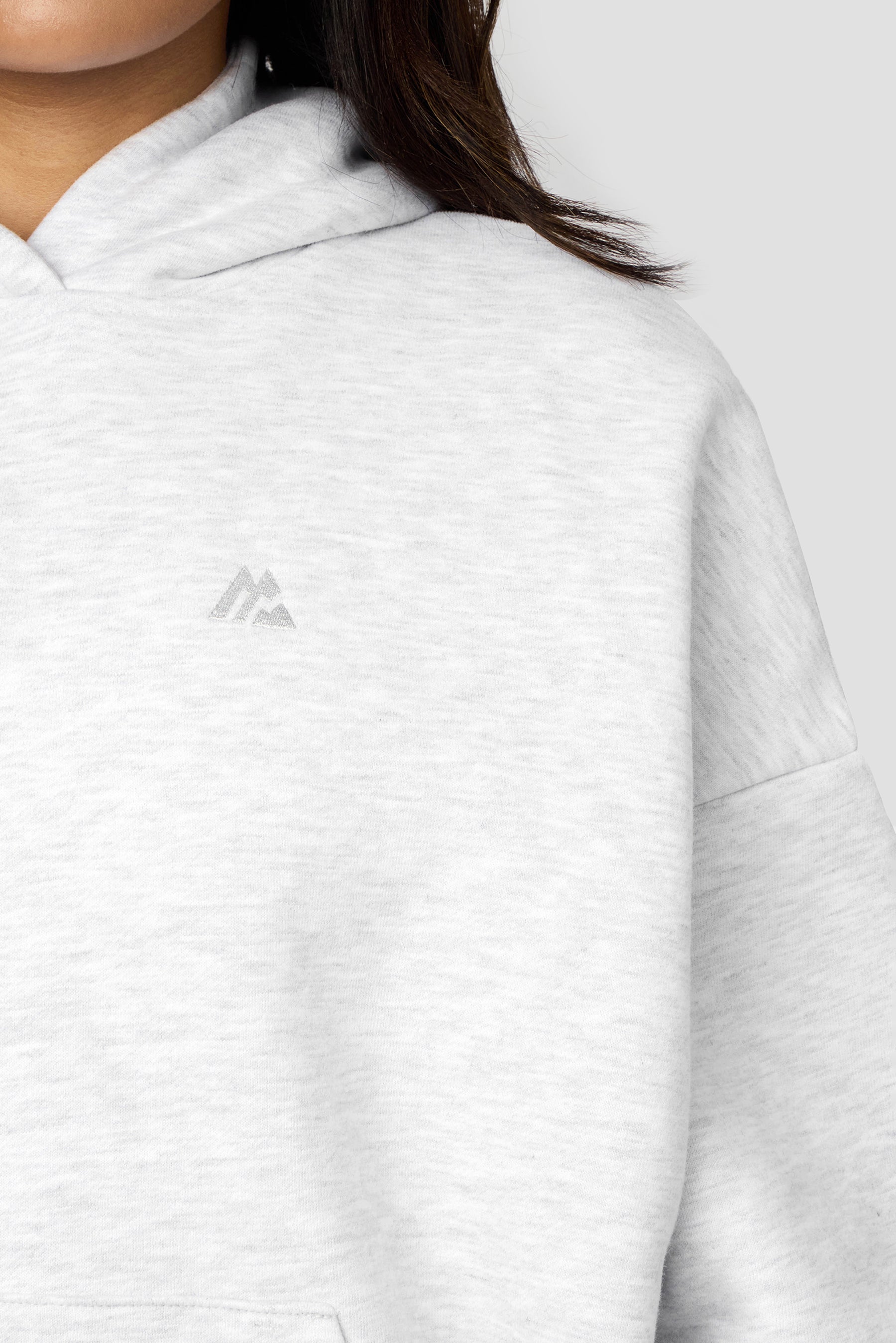 Form Oversized Hoodie - Platinum Grey Marl