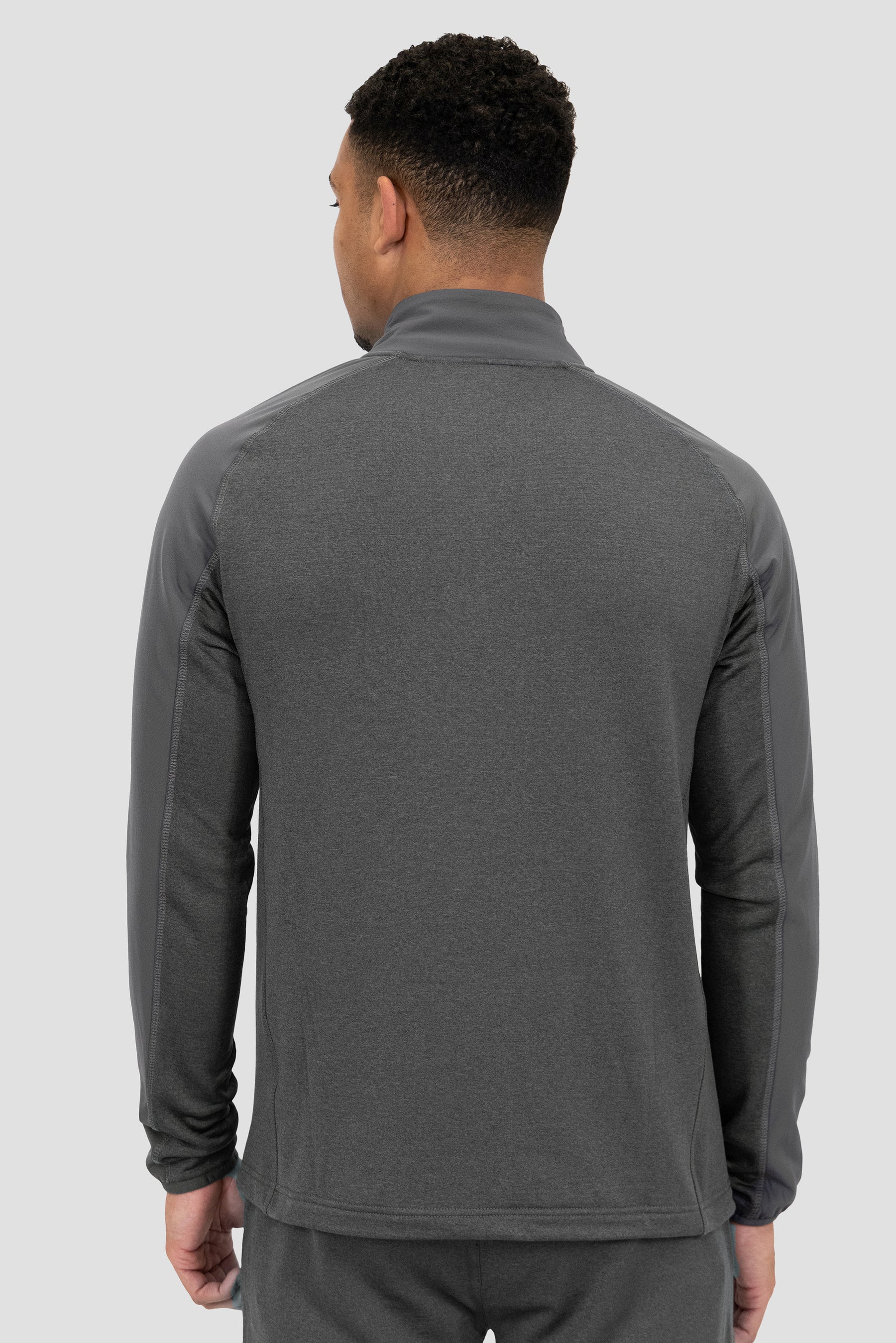 Men's Summit 1/4 Zip - Grey Marl/Jet Grey