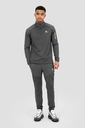 Men's Summit 1/4 Zip - Grey Marl/Jet Grey