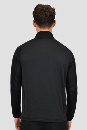 Men's Summit 1/4 Zip - Black Marl/Black