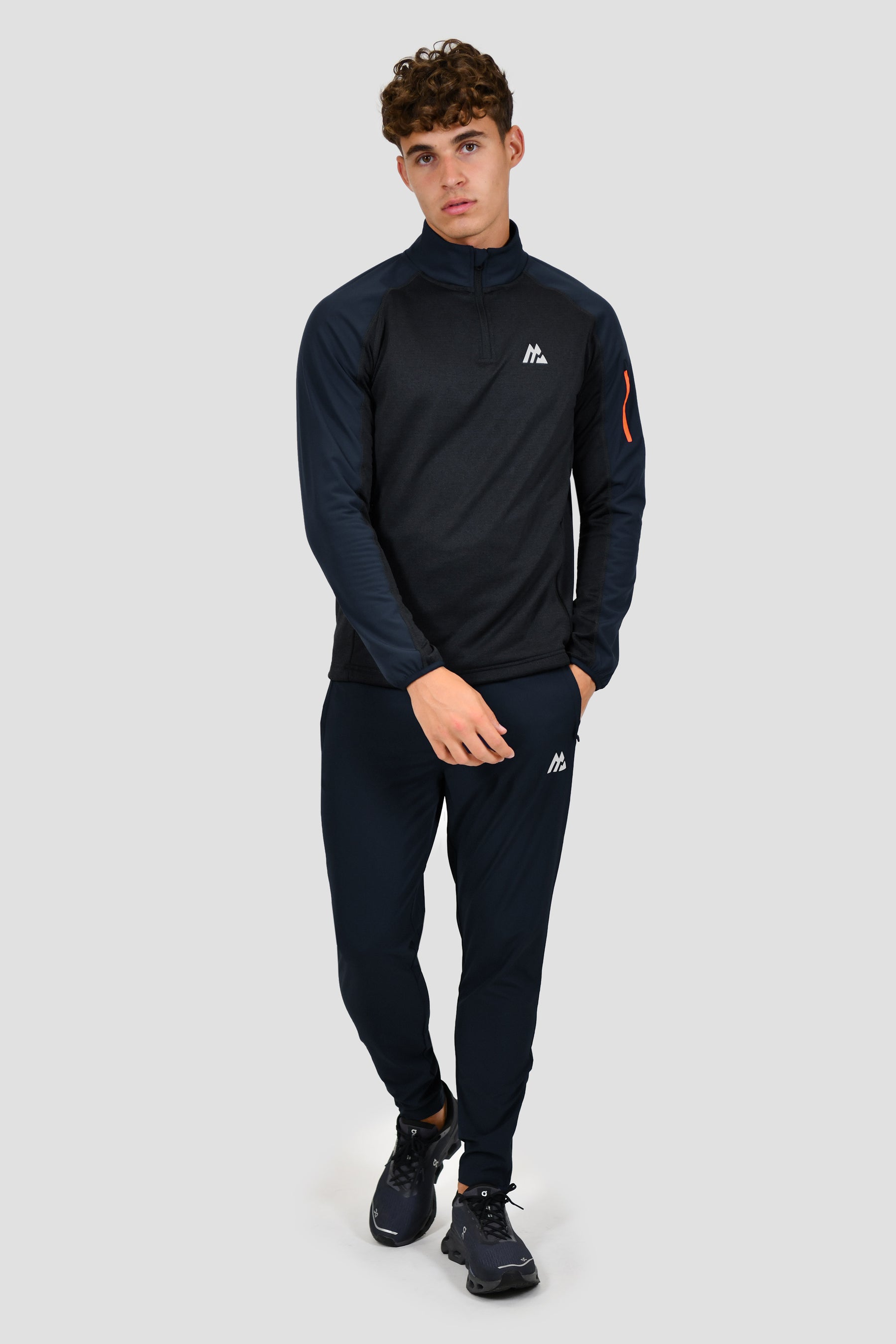 Men's Summit 1/4 Zip - Navy Marl/Midnight Blue