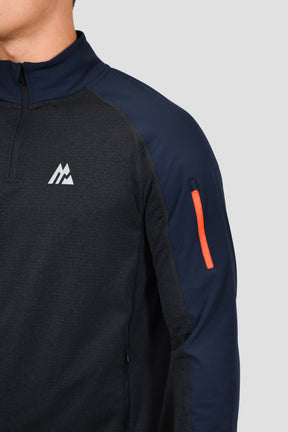 Men's Summit 1/4 Zip - Navy Marl/Midnight Blue