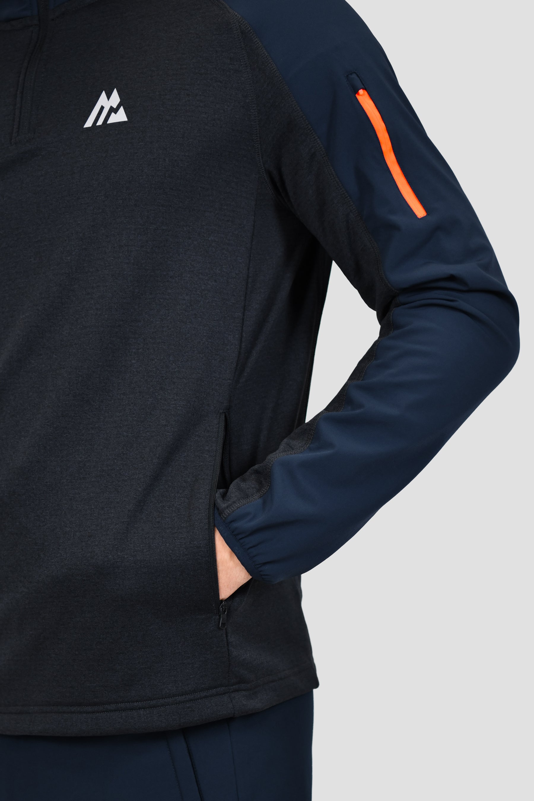 Men's Summit 1/4 Zip - Navy Marl/Midnight Blue