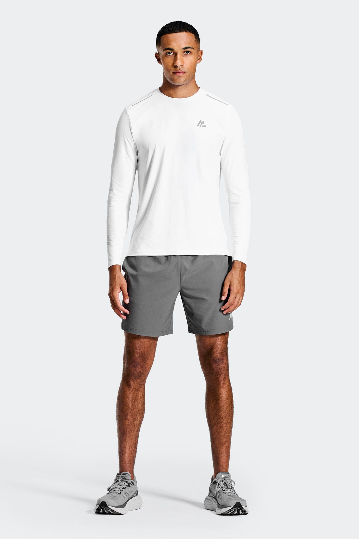 Charge Langarm-T-Shirt - Weiß