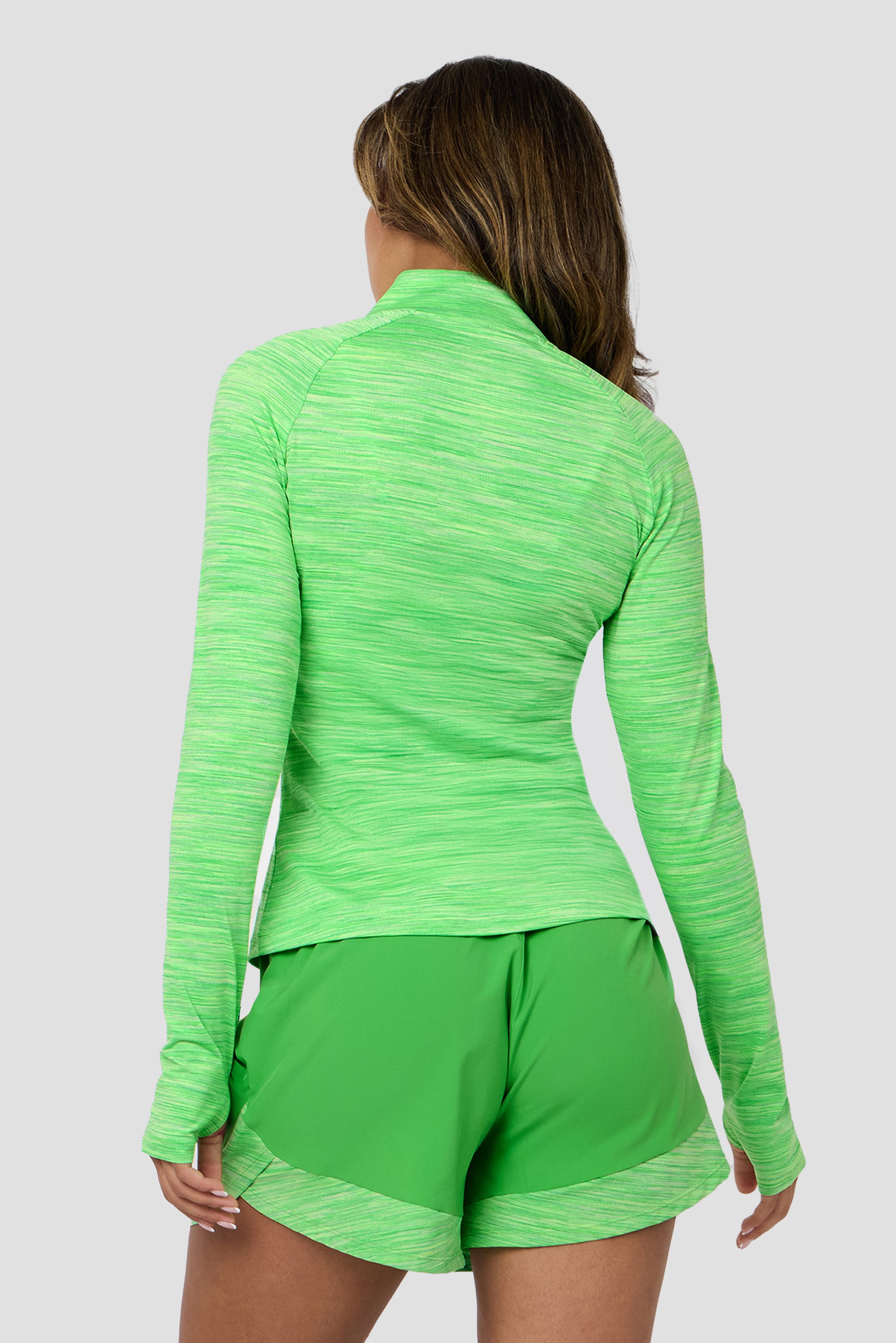 Women's Trail 1/4 Zip - Green Multi