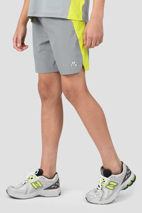 MTX Run Turbo Short - Platinum Grey/Electric Lime