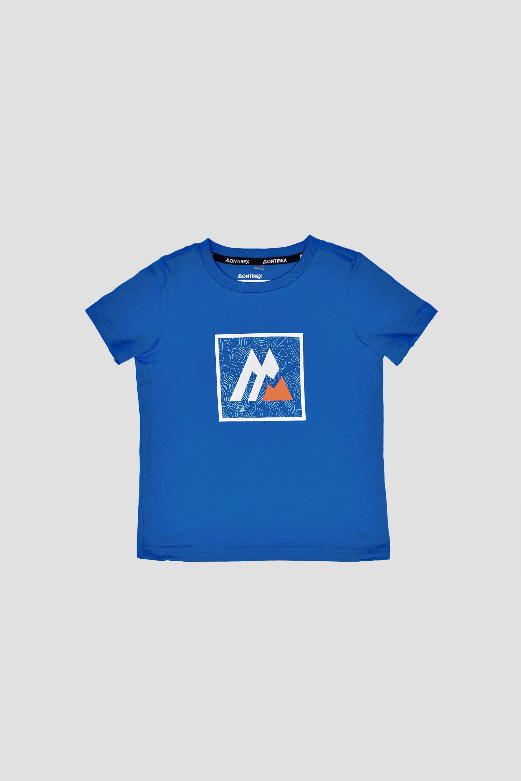 Infants Topographic T-Shirt - Neon Blue