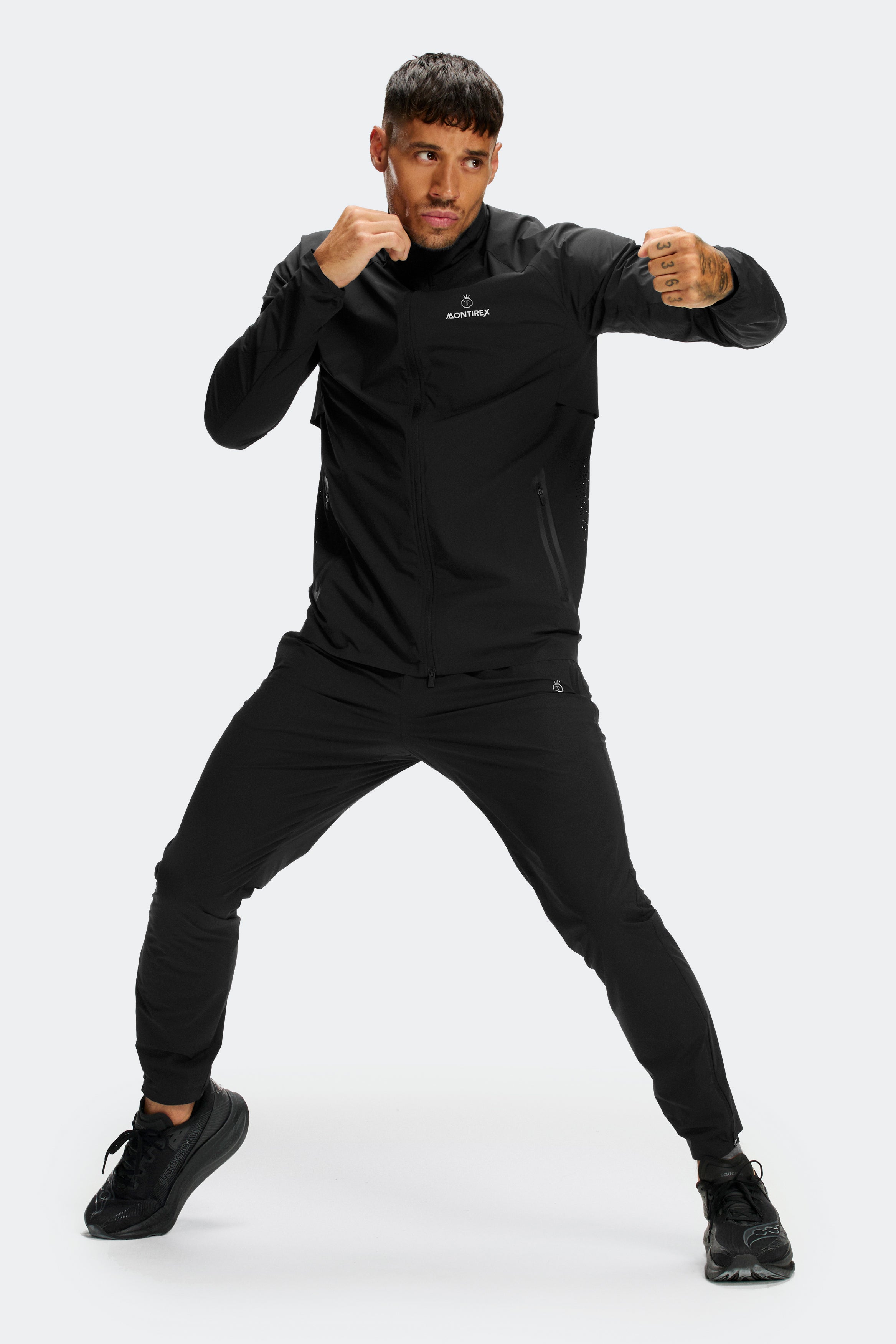Topuria Training Jacket Black | Montirex Sportswear Gymwear