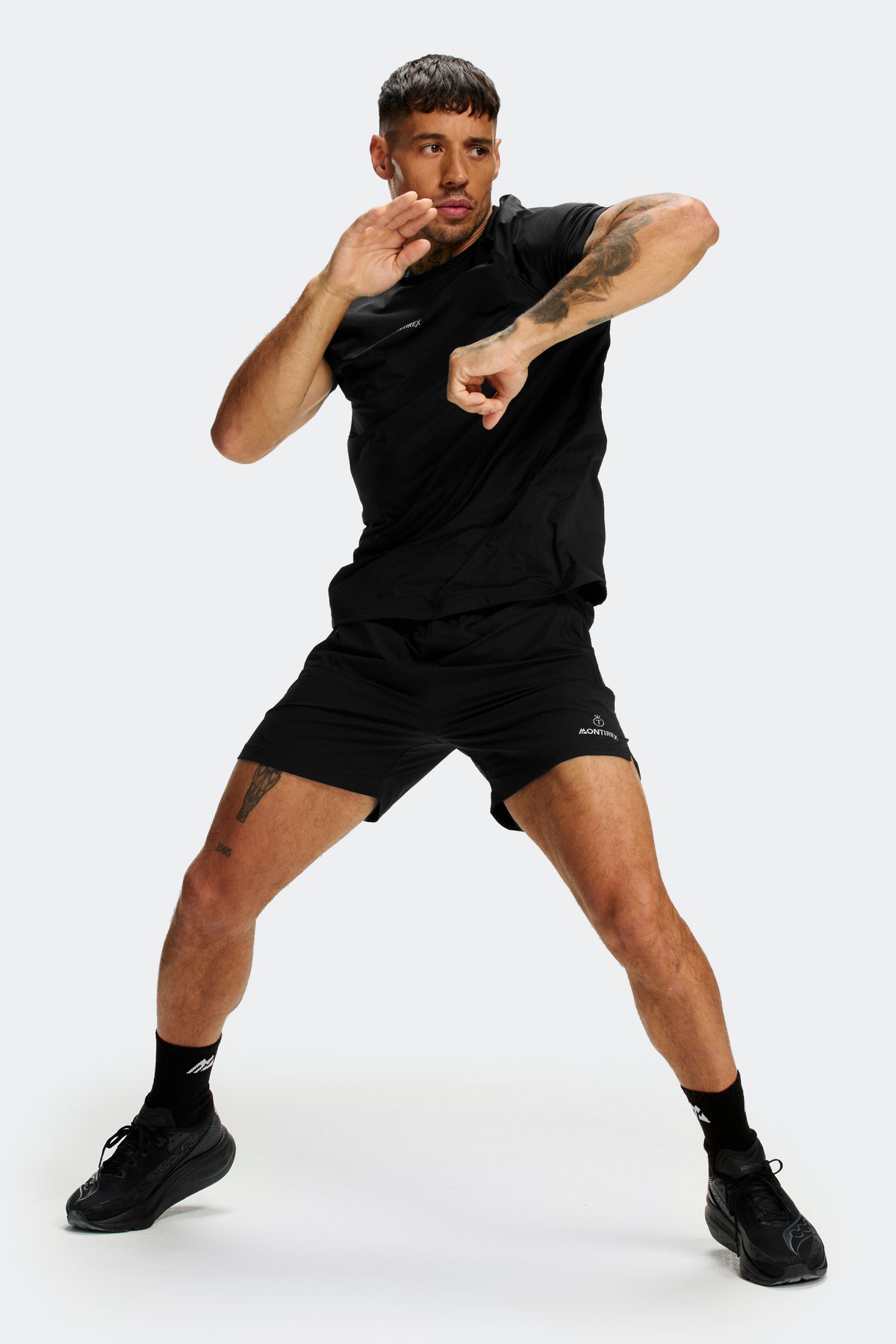 Topuria Trainings-T-shirt - Zwart