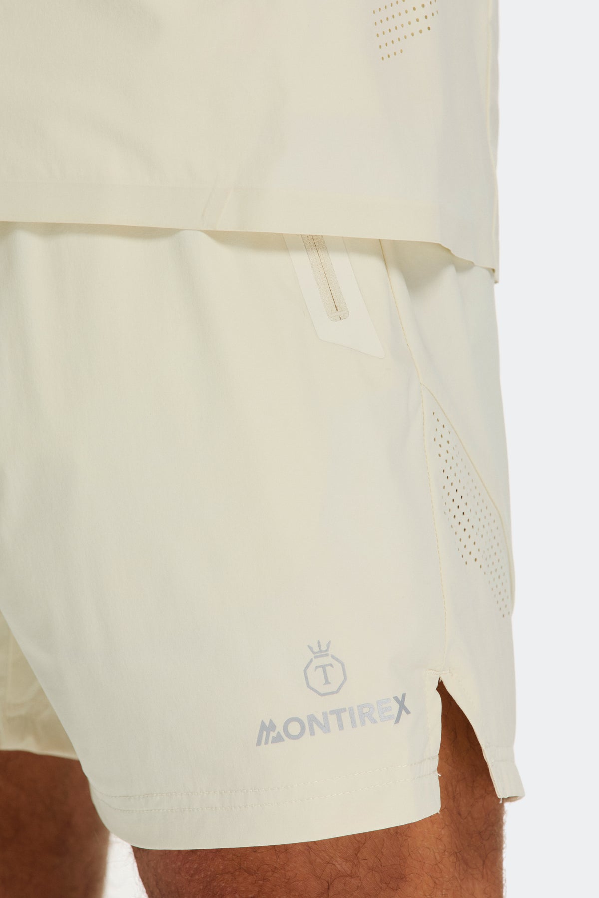 Topuria Short d’entraînement - Blanc cassé