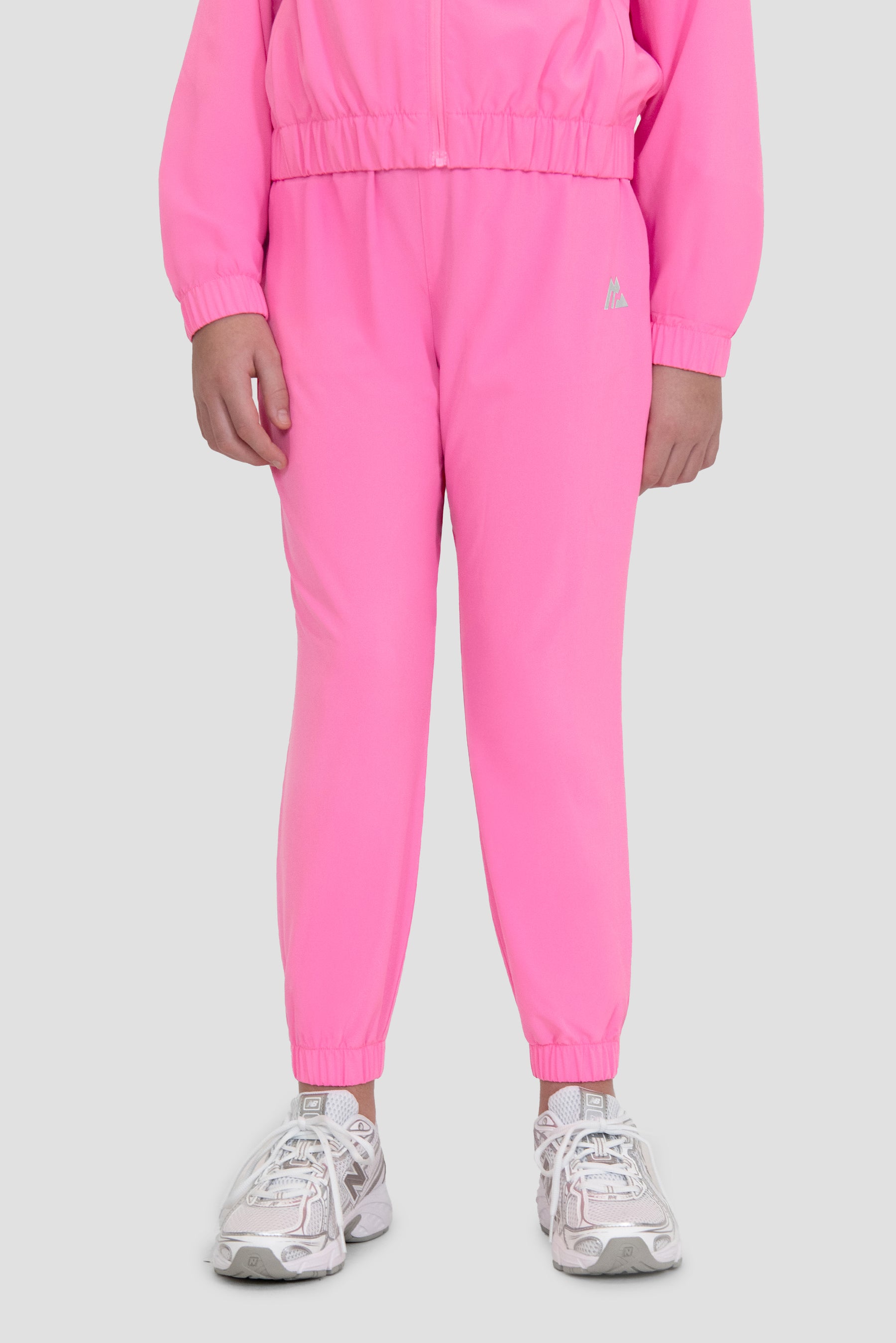 Girls Track Woven Pant - Fuchsia