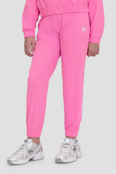 Girls Track Woven Pant - Fuchsia