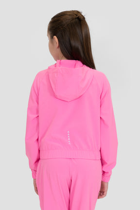 Girls Track Jacket - Fuchsia