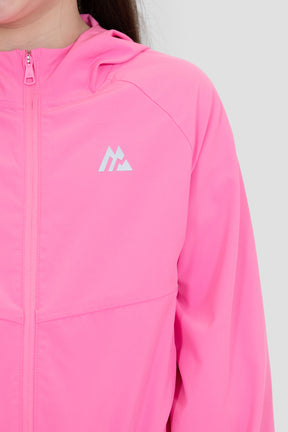 Girls Track Jacket - Fuchsia