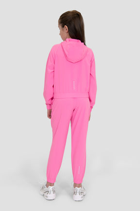 Girls Track Woven Pant - Fuchsia