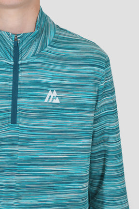 Junior Trail 1/4 Zip - Teal Multi