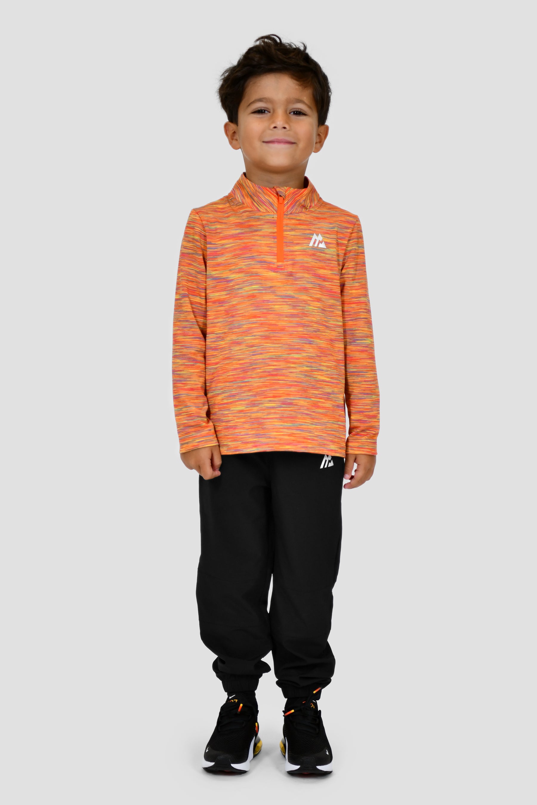 Infants Trail 1/4 Zip Pants Set - Orange/Red/Blue/Black