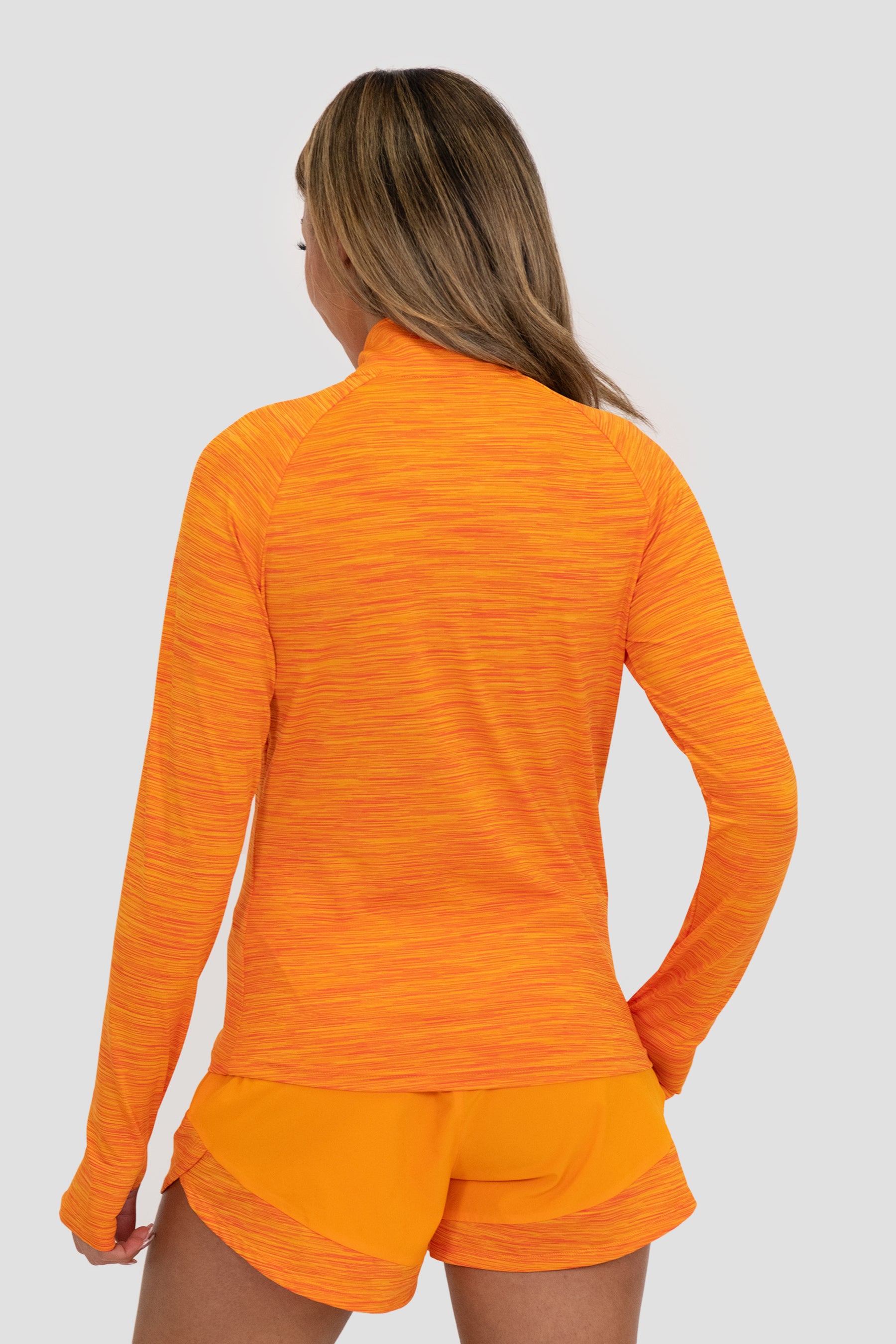 Women's Trail 1/4 Zip - Orange Multi