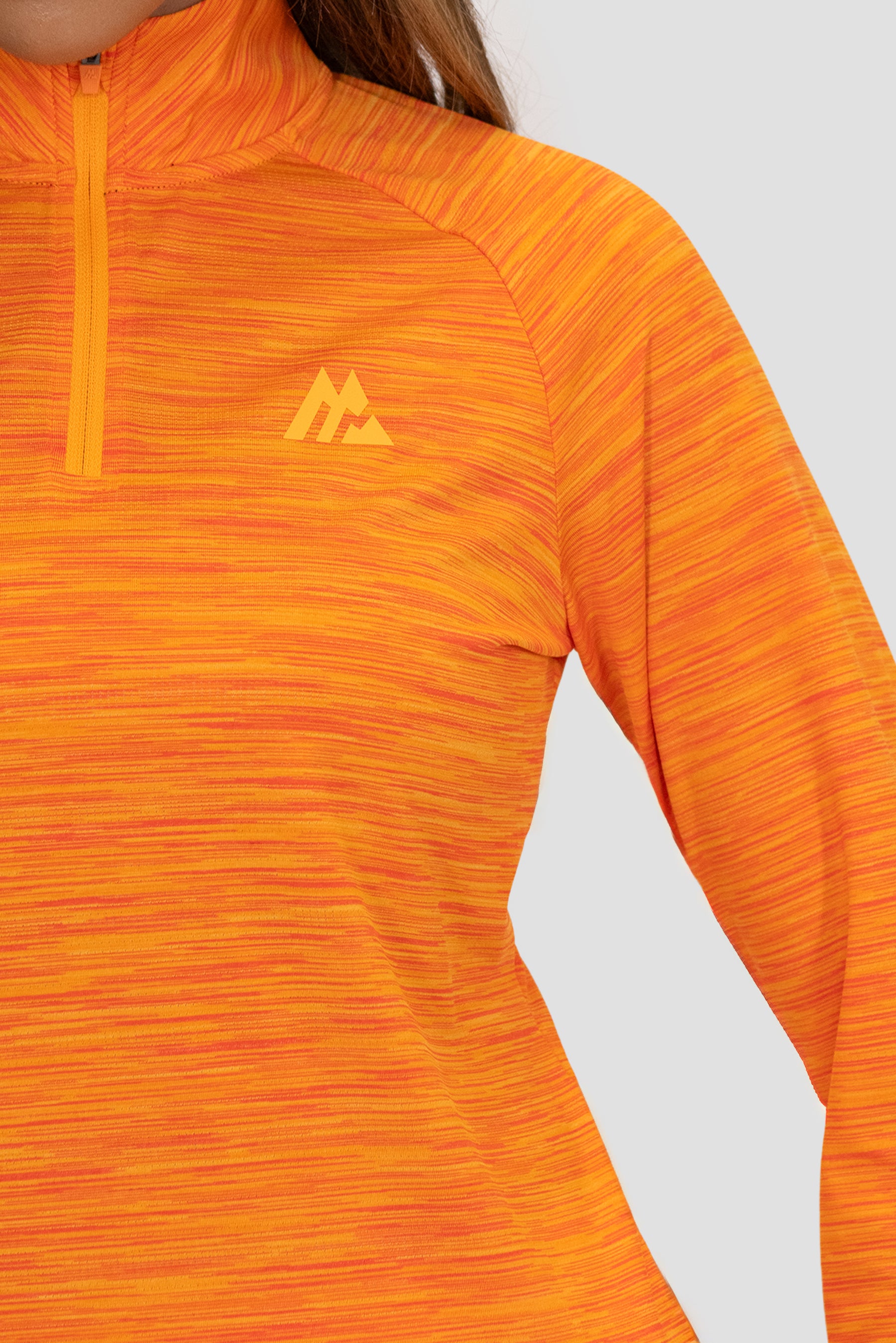 Women's Trail 1/4 Zip - Orange Multi