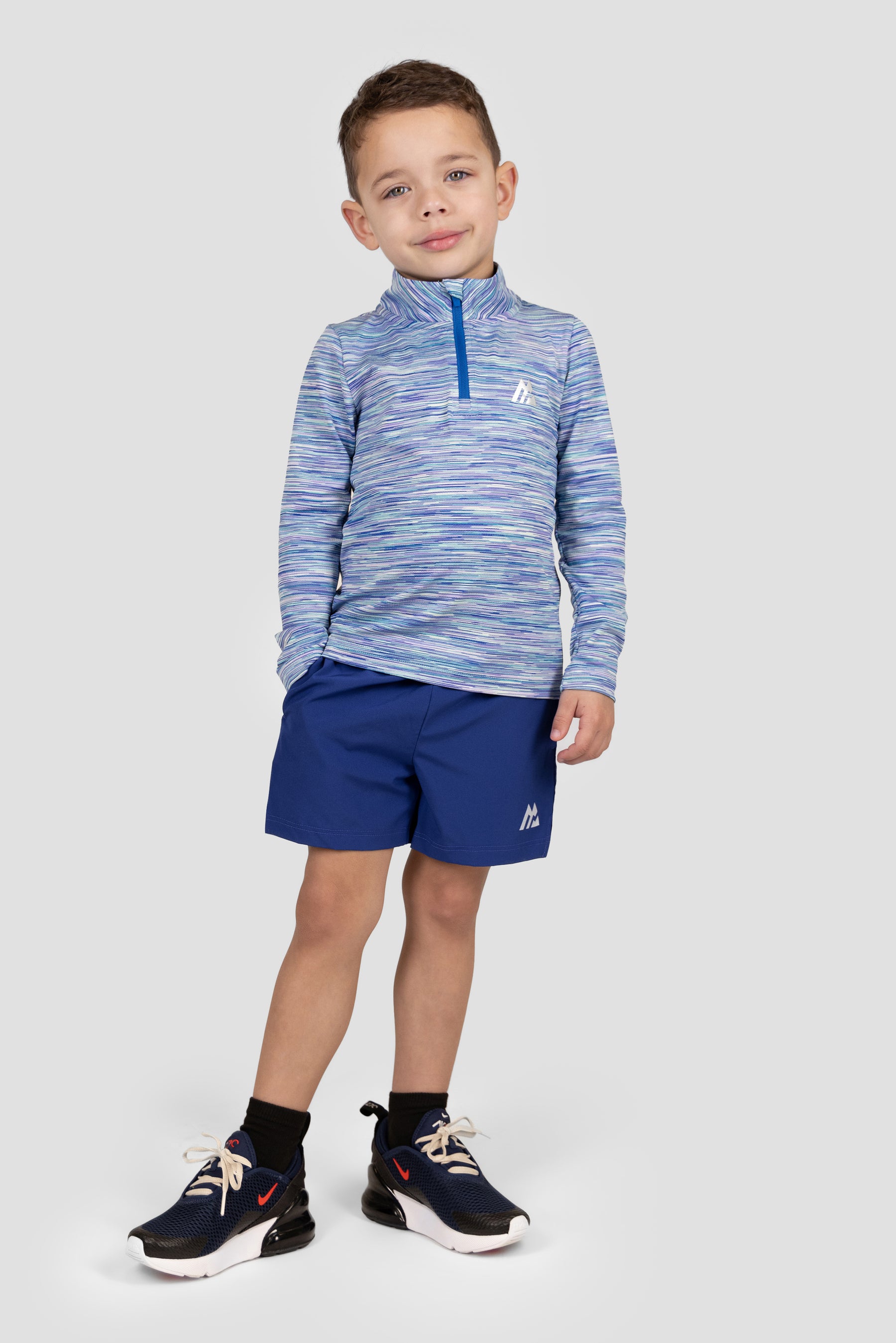 Infants Trail 1/4 Zip - Blue/Purple