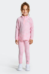 Infant Girls Trail 1/4 Zip/Legging Set - Pink Multi