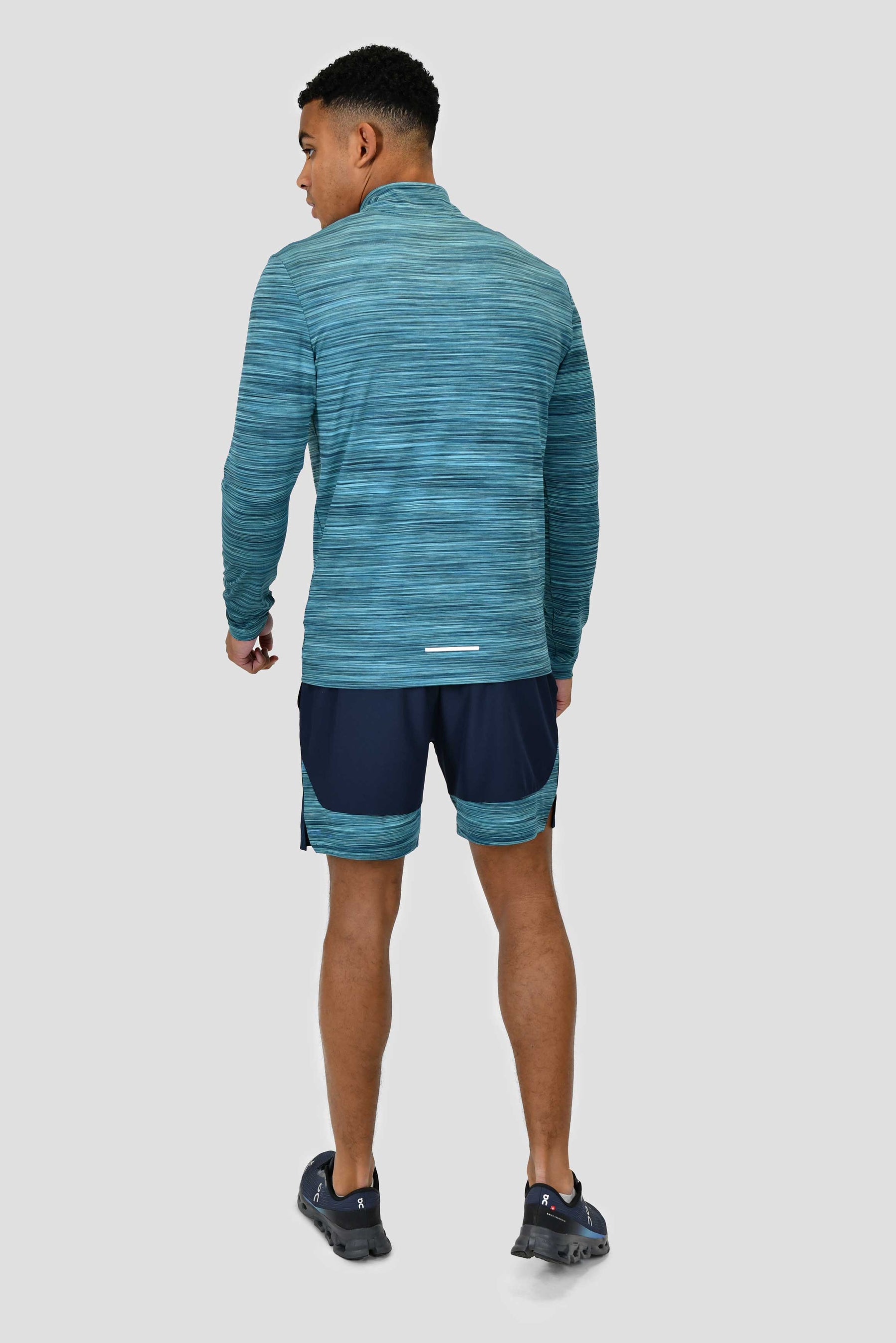 Men's Trail 2.0 1/4 Zip - Navy/Dark Teal Multi