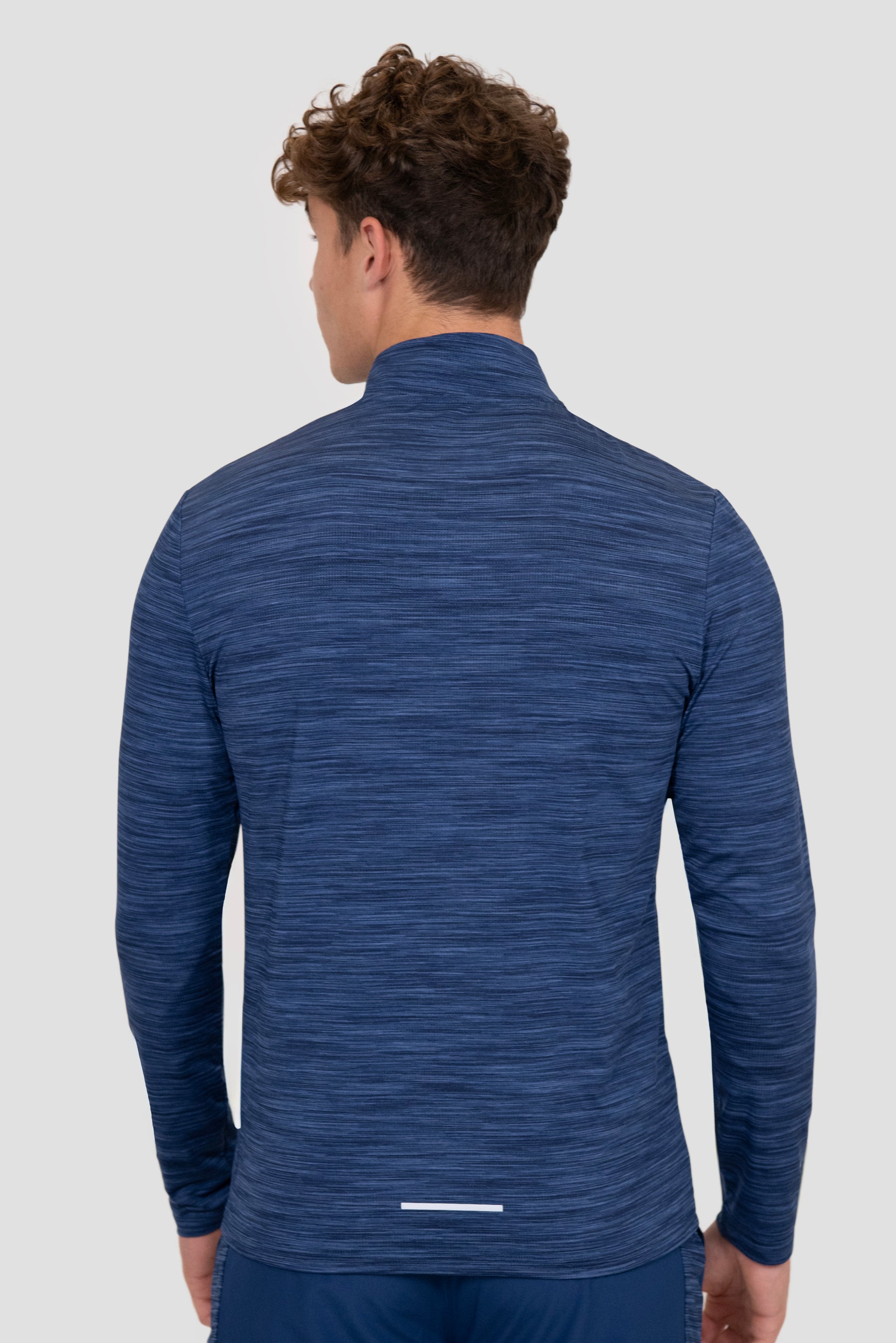 Trail 1/4 Zip - Navy/Multi