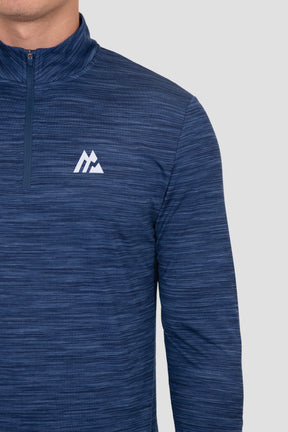 Trail 1/4 Zip - Navy/Multi