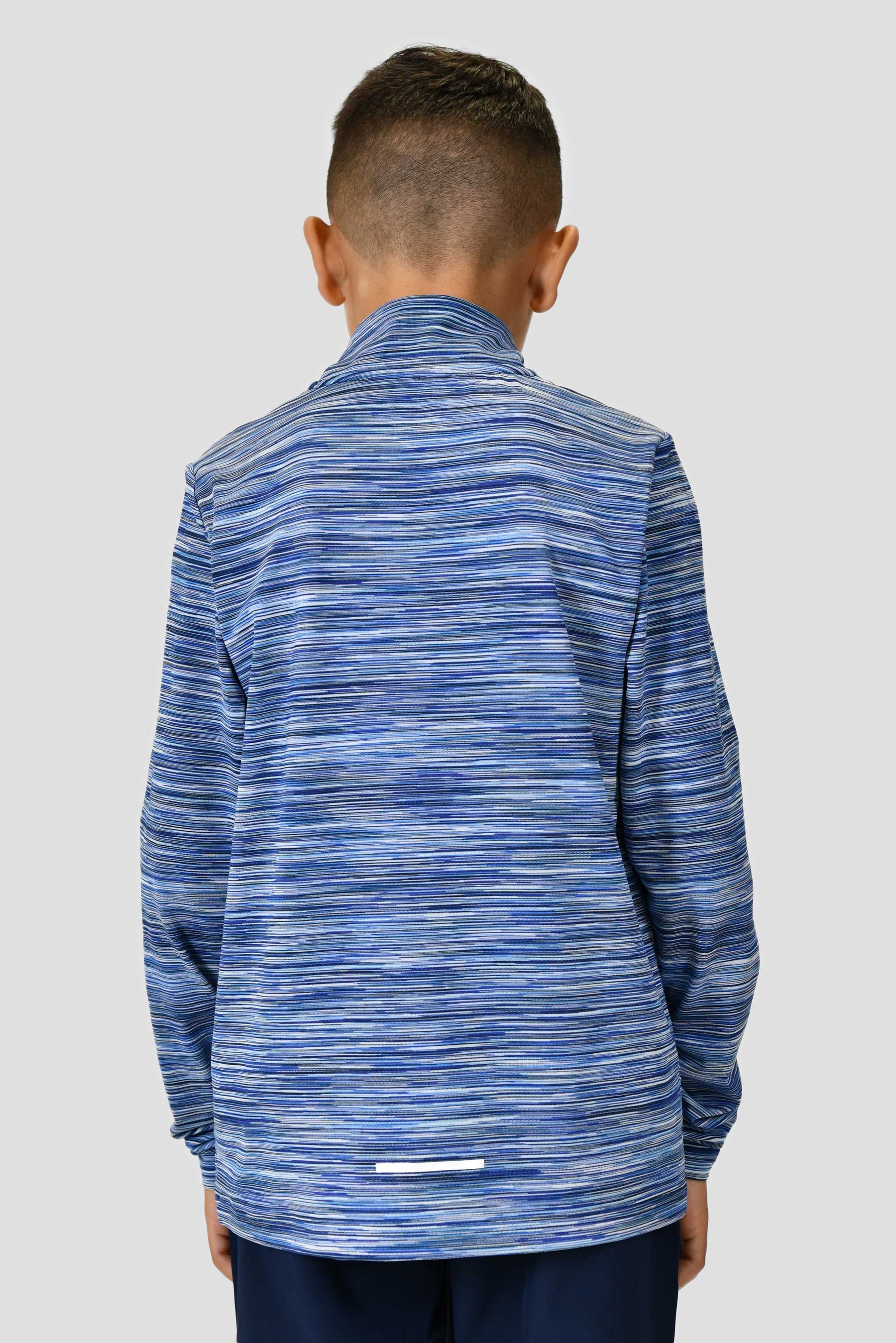 Junior Trail 1/4 Zip - Navy/White Multi