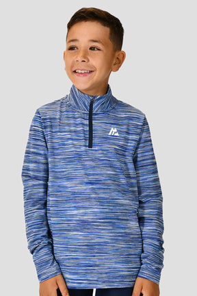 Junior Trail 1/4 Zip - Navy/White Multi