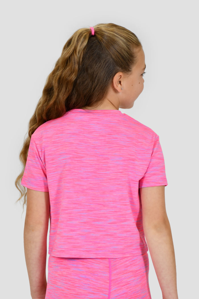 Girls Trail Box T-Shirt - Lilac/Pink Multi