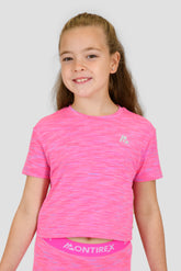 Girls Trail Box T-Shirt - Lilac/Pink Multi