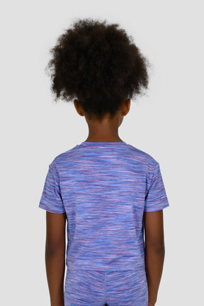 Girls Trail Box T-Shirt - Purple/Lilac Multi