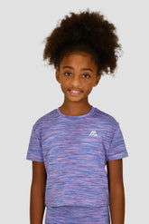 Girls Trail Box T-Shirt - Purple/Lilac Multi